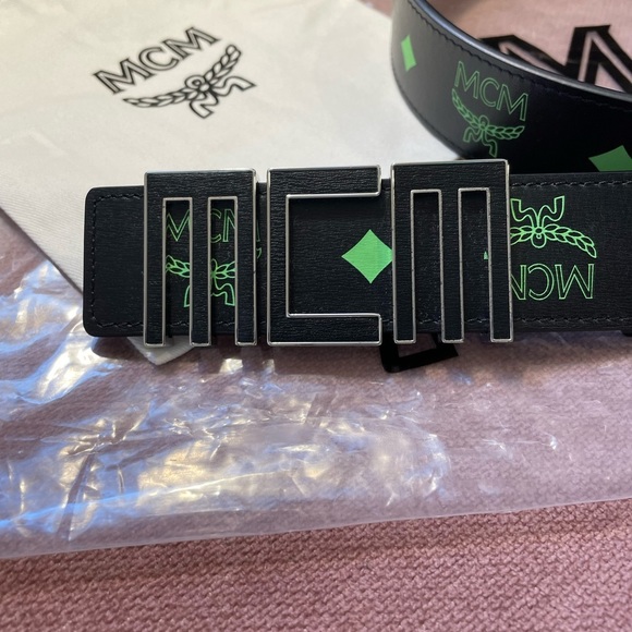MCM Visetos Unisex Belt- Like new - Picture 3 of 8